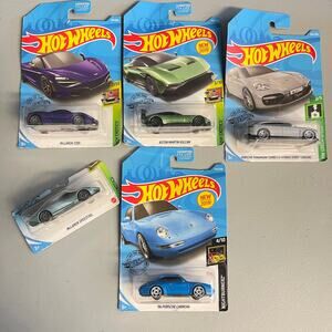 HOT WHEELS Collection Diecast Lot McLaren Porsche Aston Martin